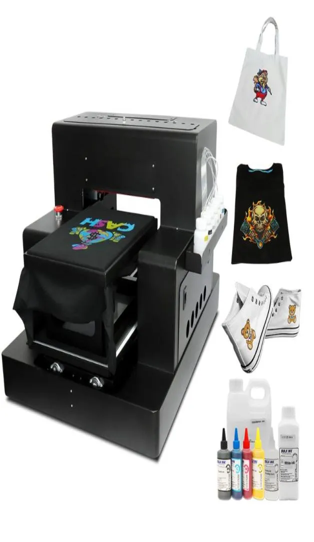 Automatic A3 DTG Printer Flatbed Tshirt Printing Machine With Textile Ink  For Canvas Bag Shoe Hoodie Direct To Garment Printers6511875 From  Hitmantrade, SG $5,306.1